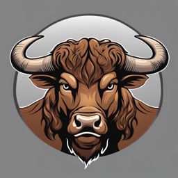 minotaur clipart - a menacing minotaur with a bull's head and horns. 