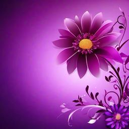 Flower Background Wallpaper - flower purple background  