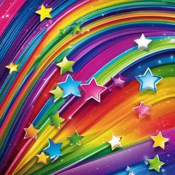 Rainbow Background Wallpaper - rainbow star wallpaper  