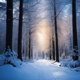 Snow Background Wallpaper - forest with snow wallpaper  