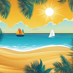 Beach Background Wallpaper - sunny beach background  