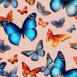Butterfly Background Wallpaper - butterfly wall papers  