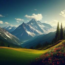 Mountain Background Wallpaper - wallpaper mountain view  