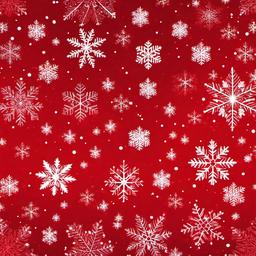 Christmas Background Wallpaper - red background with white snowflakes  