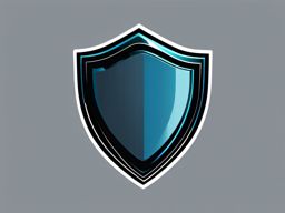 Internet Security Shield clipart - Internet security shield, ,vector color clipart,minimal