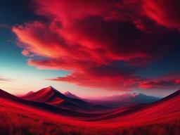 Red Sky Wallpaper 4K  ,desktop background wallpaper