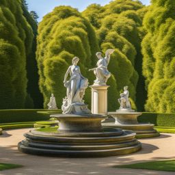 sanssouci garden secrets - sketch the hidden statues and follies within the stunning gardens of sanssouci palace in potsdam. 