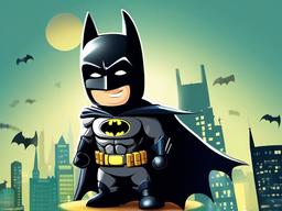 Cute Batman Wallpaper - Fun and adorable Batman design  ,desktop background wallpaper