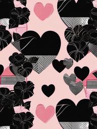 Wallpaper Aesthetic Love Black  ,mobile iphone background wallpaper