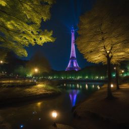 exploration of the enchanted forest beneath the eiffel tower 