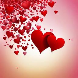 Heart Background Wallpaper - falling hearts background  