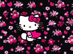 Hello Kitty Wallpaper Dark  ,desktop background wallpaper