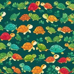 Cute Turtle Wallpaper - Tiny turtles in cute designs  ,background wallpaper