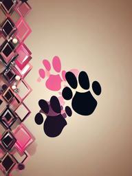 cute paw print wallpaper  ,mobile iphone background wallpaper