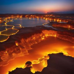 danakil depression, ethiopia - endures extreme heat to visit one of the hottest places on earth. 