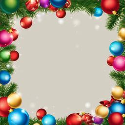 Christmas Border clipart - colorful Christmas lights border  