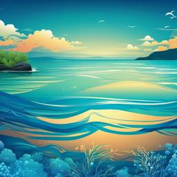 Ocean Background Wallpaper - pretty ocean background  