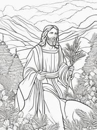 Christmas Coloring Pages Jesus  outling,coloring pages,black and whit