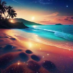 Beach Background Wallpaper - glitter beach wallpaper  