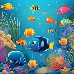Ocean Background Wallpaper - under the sea clipart background  