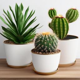 Cactus clipart - cactus in a pot for home decor  