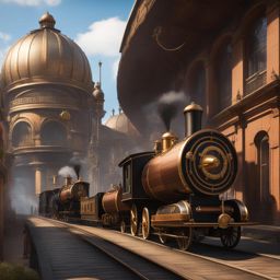 journey to steampunk city, a city where victorian-era technology thrives in a unique setting. 