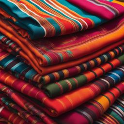 step into the vibrant atmosphere of a mexican market, with mariachi bands and vibrant textiles. 