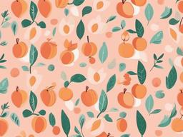 Cute Peach Wallpaper - Soft peachy tones and motifs  ,desktop background wallpaper