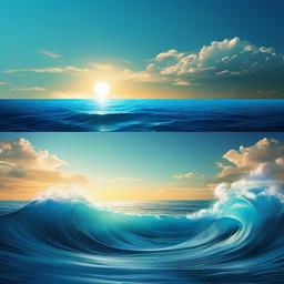 Ocean Background Wallpaper - sky and ocean background  