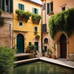 off the beaten path in lazio - illustrate the lesser-known gems of lazio, from tranquil lakes to historic towns nestled in the countryside. 