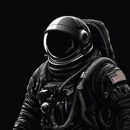 Dark Astronaut Wallpaper  ,desktop background wallpaper