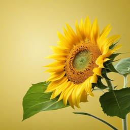 Sunflower Background Wallpaper - sunflower with yellow background  
