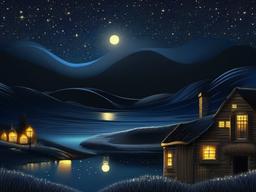 Starry Starry Night Wallpaper  ,desktop background wallpaper