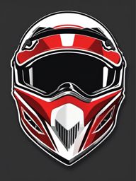 Motorcycle Helmet Sticker - Biker's pride, ,vector color sticker art,minimal