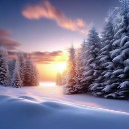 Winter background wallpaper - 3d winter background  