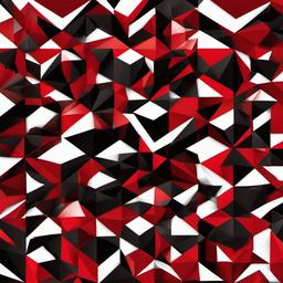 Geometric Background - red and black geometric background  