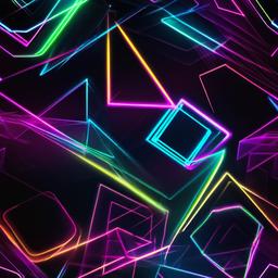 Neon Background Wallpaper - neon geometric background  