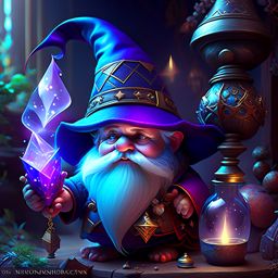 gnome illusionist, creating intricate illusions and perplexing enemies with trickery. 