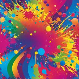 Splash Background - rainbow splatter background  