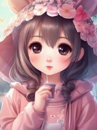 kawaii anime cute wallpapers  ,mobile iphone background wallpaper