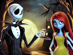 Jack Skellington And Sally Wallpaper  