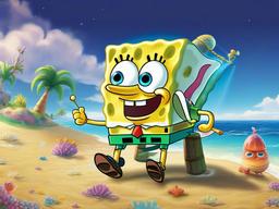 Bikini Bottom Sky Wallpaper  ,desktop background wallpaper