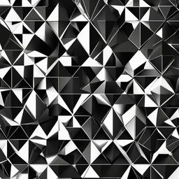 Geometric Background - black & white geometric wallpaper  