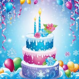 Birthday Background Wallpaper - background frozen birthday theme  