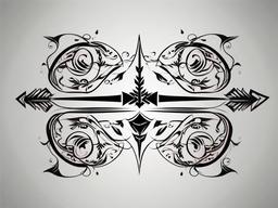 4 arrow tattoo  vector tattoo design