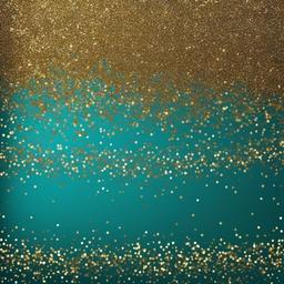 Glitter background - turquoise and gold glitter background  