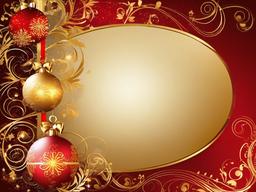 Red And Gold Christmas Background  