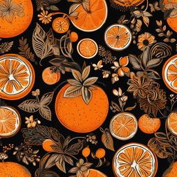 Cute Orange Wallpaper - Bright orange with charming details  ,background wallpaper