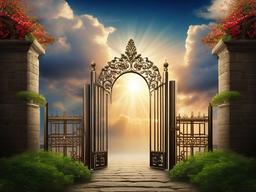 Gate To Heaven Background  