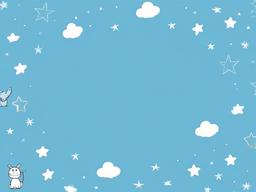 Blue Cute Background-Pale blue with small animal doodles and stars for a cute look  background wallpaper